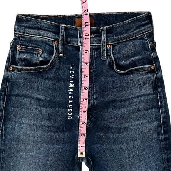 MOTHER Tripper Ankle Fray Change Is In The Air High Waisted Rise Hustler Crop 23 - Picture 7 of 14